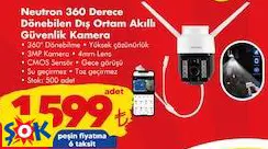 NEUTRON 360 DERECE DÖNEBİLEN DIŞ ORTAM AKILLI GÜVENLİK KAMERASI NEUTRON 360 DERECE DÖNEBİLEN DIŞ ORTAM AKILLI GÜVENLİK KAMERASI